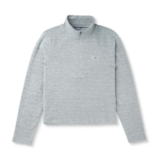 COASTAL LAYER 1/4 ZP, Colour: STEEL HEATHER, Size: XS