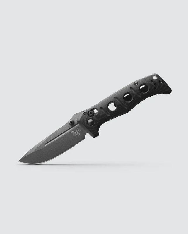 Mini Adamas Black G10 Drop-point