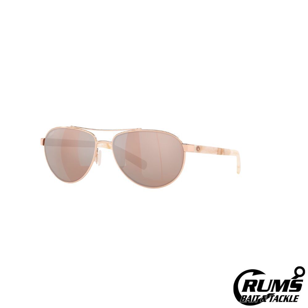 FERNANDINA 164, FRAME: SHINY ROSE GOLD, LENS: COPPER SILVER MIRROR 580P