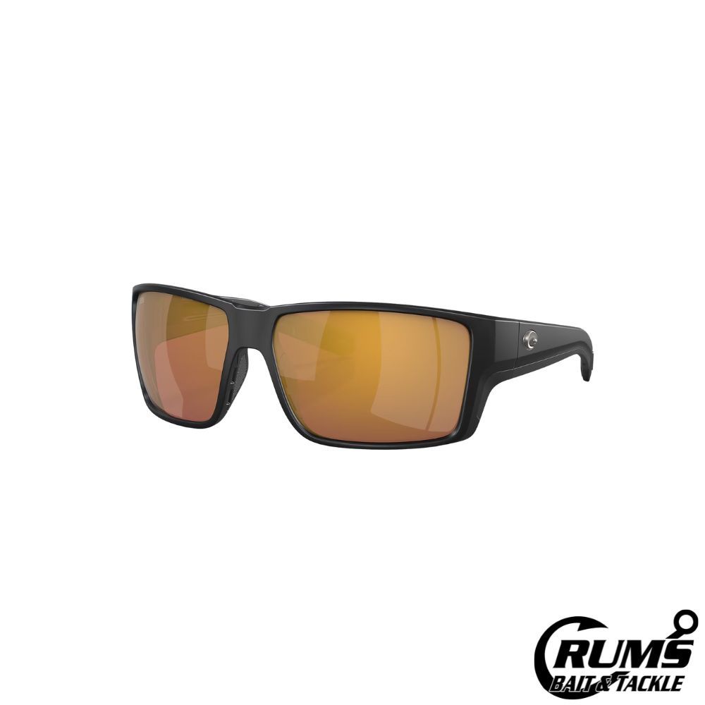 REEFTON PRO, FRAME: MATTE BLACK, LENS: GOLD MIRROR 580G