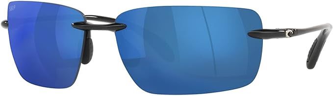 GULF SHORE, FRAME: SHINY BLACK, LENS: BLUE MIRROR 580P