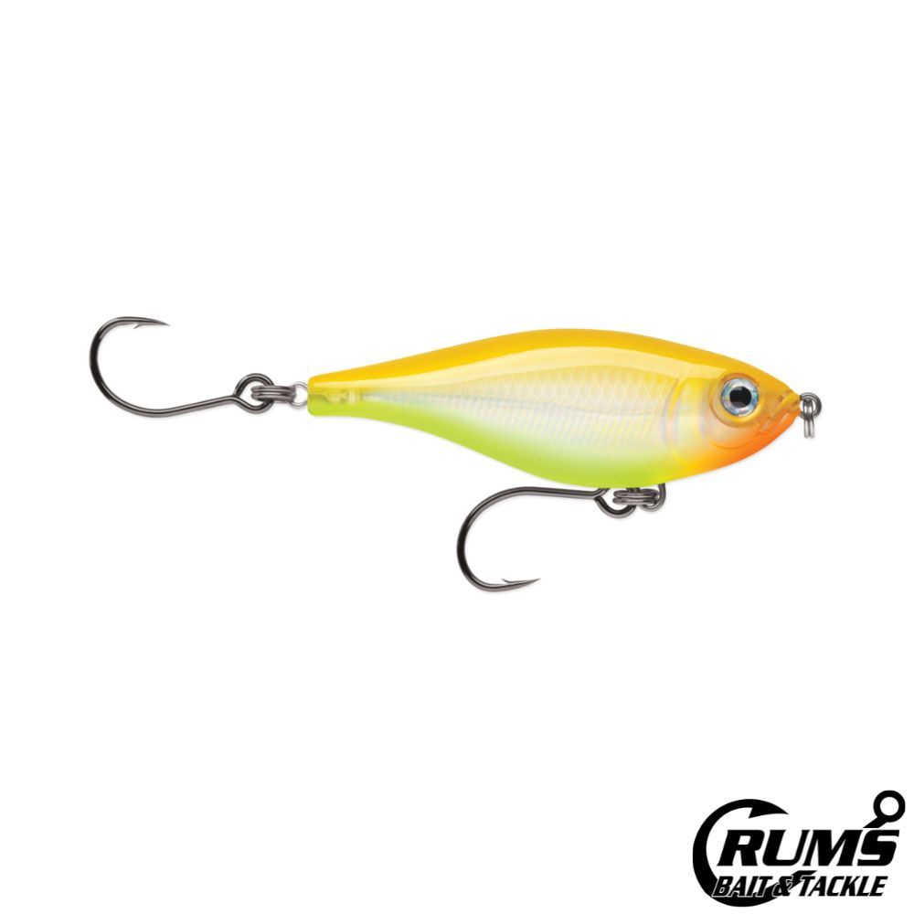 X-RAP TWITCHIN' MULLET, COLOR: BONE CHARTREUSE (BNC), Size: 2-1/2" (SXRTM06)