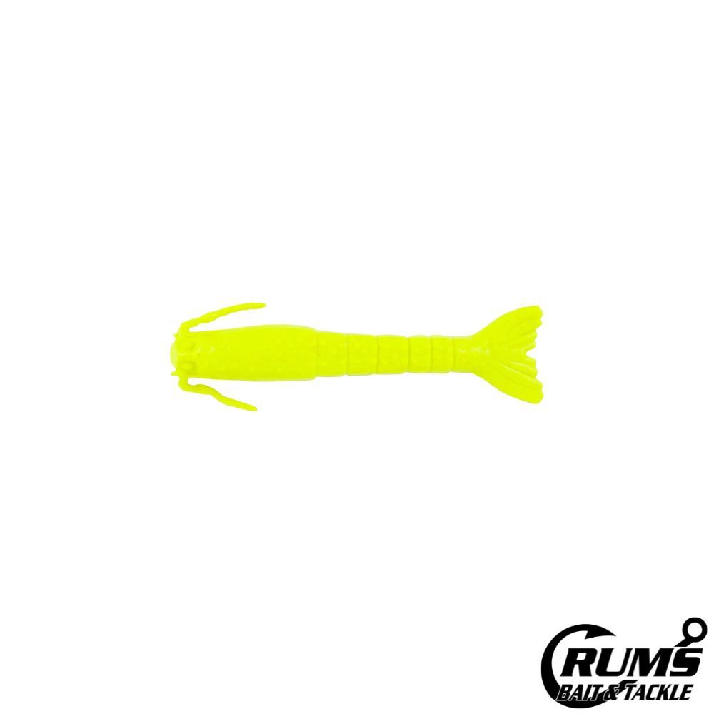 GULP 4" SW SHRIMP, COLOR: CHARTREUSE