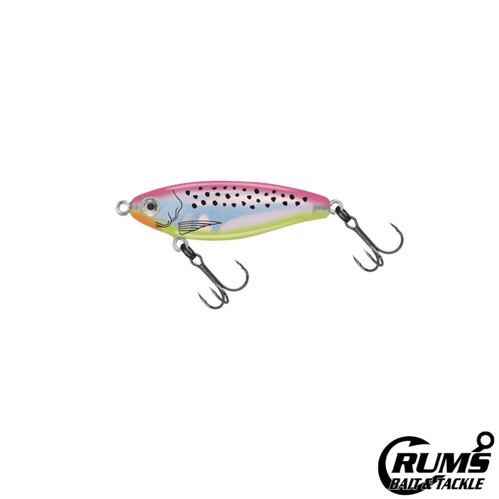 C17MR C-EYE PRO SERIES SUSPENDING TWITCHBAIT, COLOR: PINK BACK/CHARTREUSE BELLY/SILVER