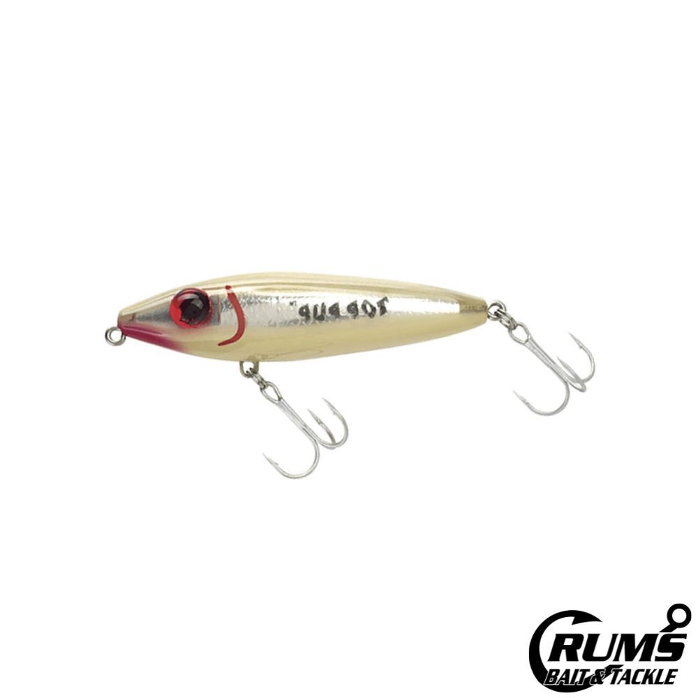 74MR TOP POP RATTLING SURFACE WALKER, COLOR: BONE BACK &amp; BELLY/SILVER SCALE