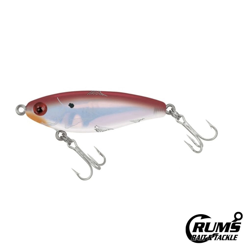 17MR MIRRODINE SUSPENDING TWITCHBAIT, COLOR: RED BACK/ WHITE BELLY/SILVER
