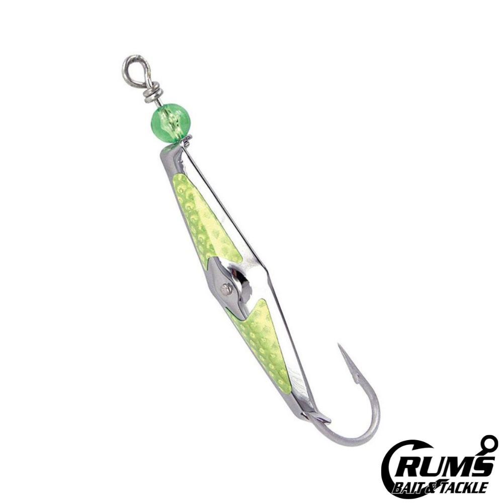 FLASHSPOON SILVER W/ CHARTREUSE, Size: #00-RBMS-CF