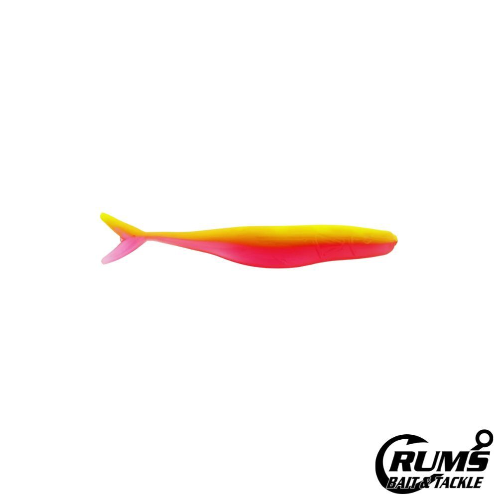 4" SW SPLIT TAIL SHAD, COLOR: CANDY CORN
