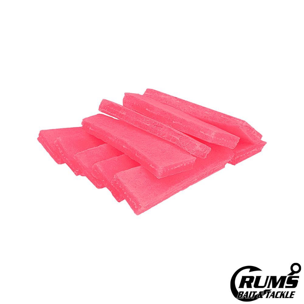 FISH 'N' STRIPS CRAB LONGER LASTING BAIT STRIPS, COLOR: 0038/PINK