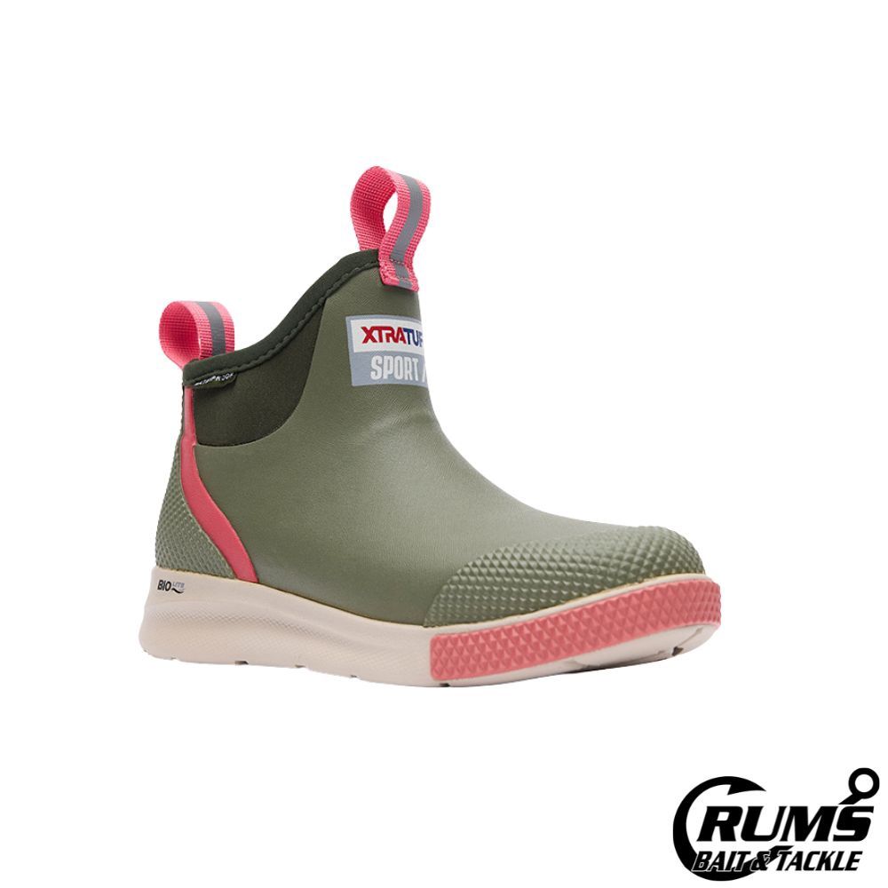 WOMENS 6IN ANKLE DECK BOOT SPORT, COLOR: ADSW302/OLIVE, Size: 5