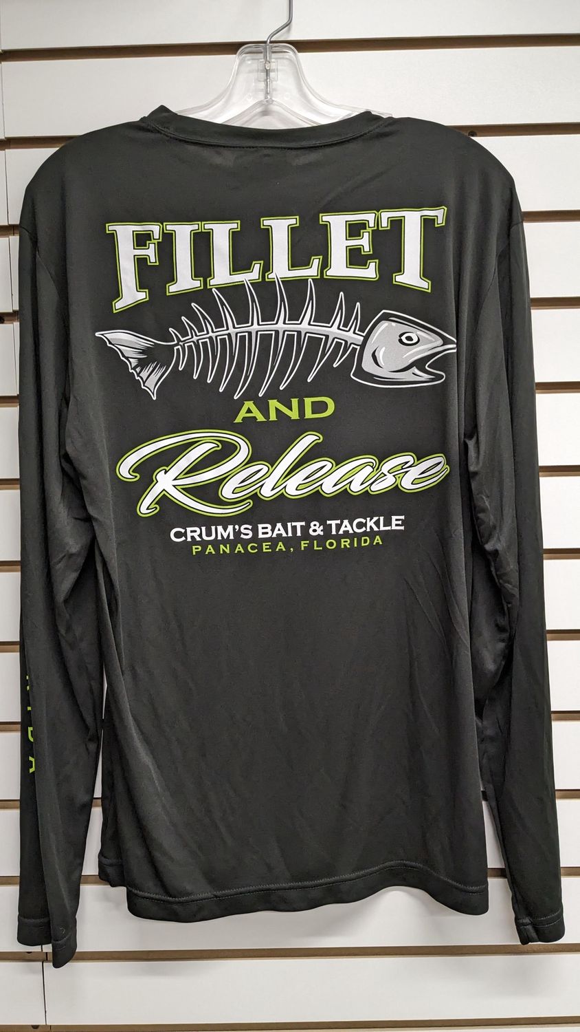 CRUMS FILLET  RELEASE LOGO BLACK, COLOR: GREEN, Size: S