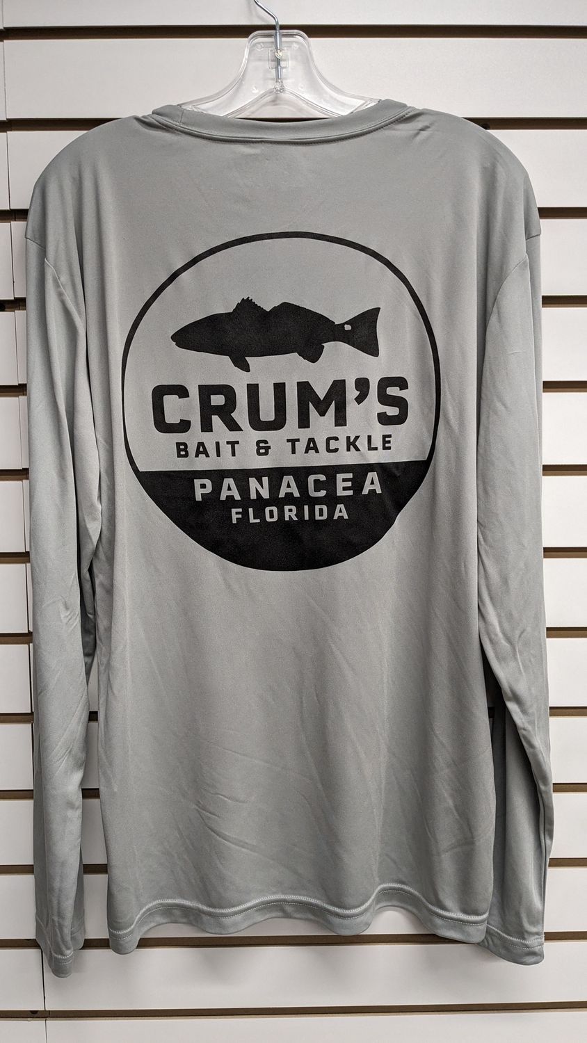 CRUMS BT FISH CIRCLE LOGO SILVER, Size: S
