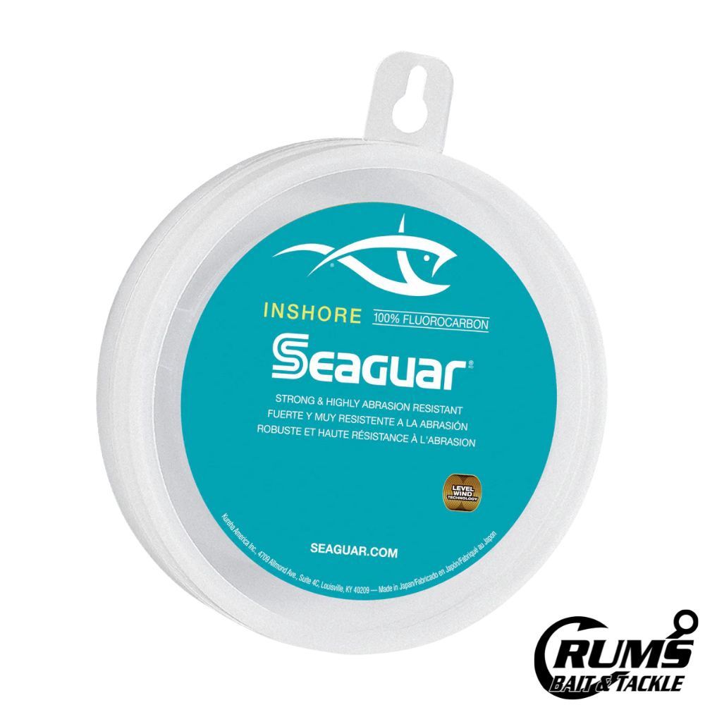 SEAGUAR INSHORE FLOUROCARBON LEADER 100YD, Size: 12LB