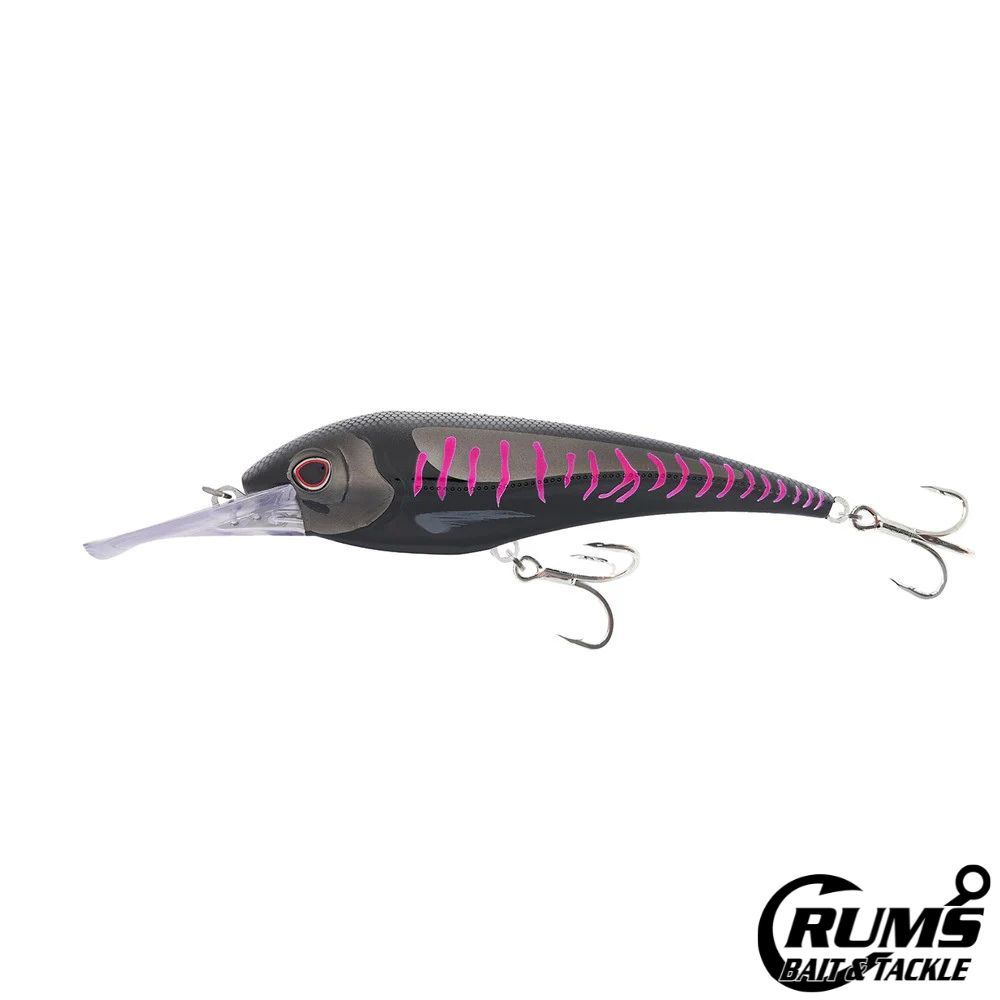 DTX MINNOW 180 HEAVY DUTY SHALLOW FLT - 7", COLOR: BLACK PINK MACKEREL