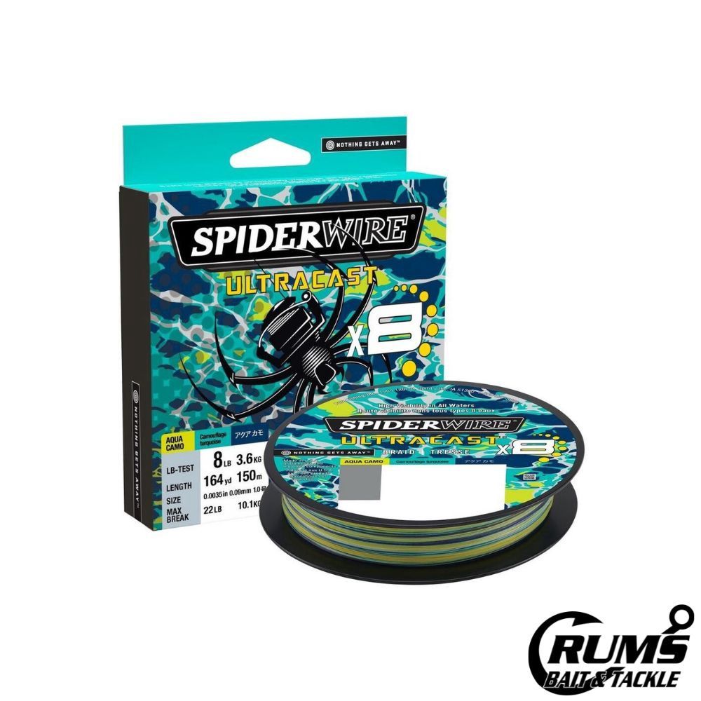 ULTRACAST BRAID AQUA CAMO, Size: 10LB-164YDS