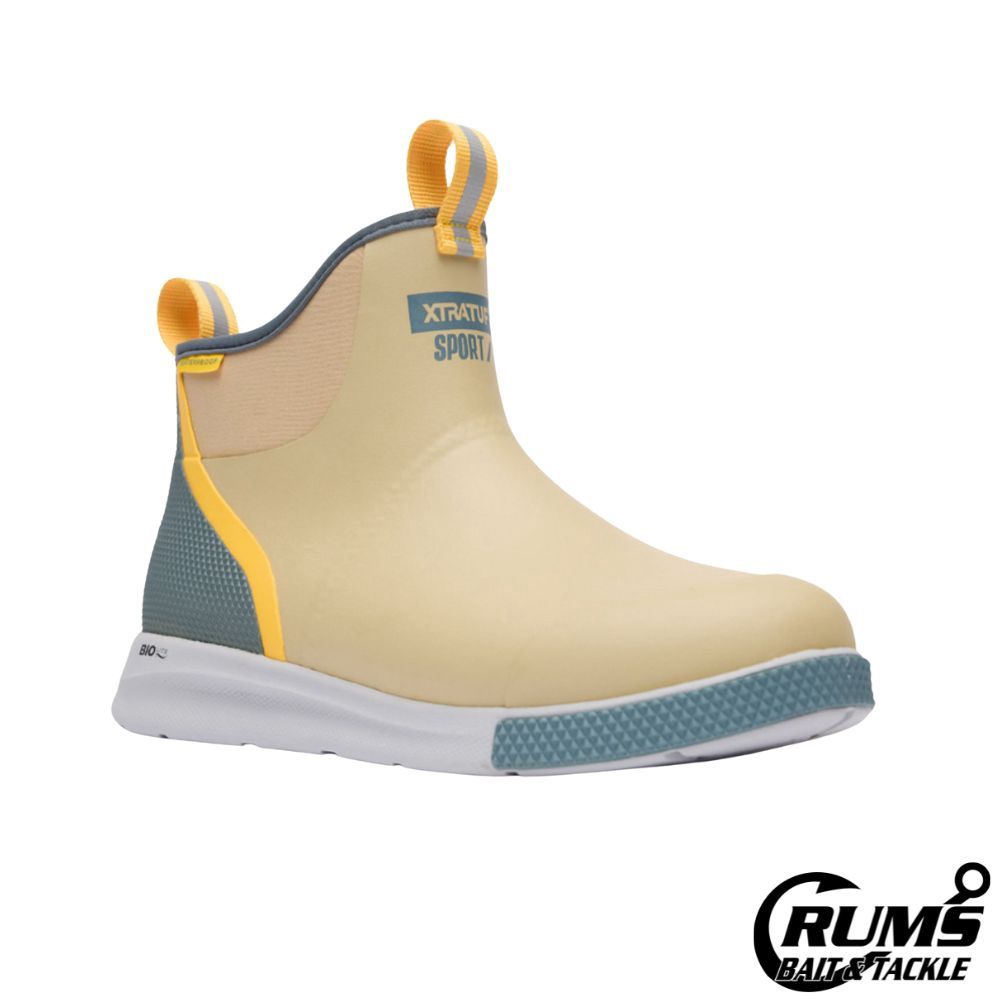 MENS ANKLE DECK BOOT SPORT, COLOR: TAN MULTI, Size: 7