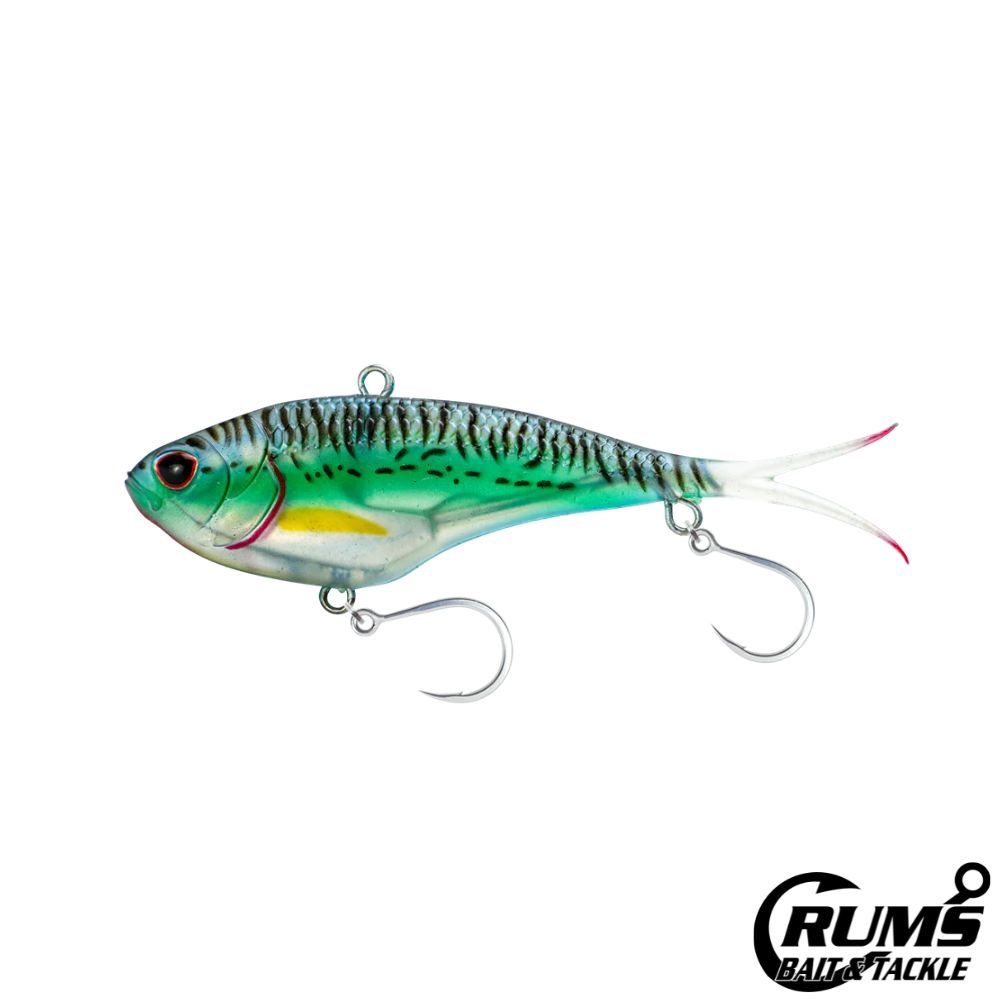 VERTREX MAX 130 VIBE 5IN - 2-2/5OZ, COLOR: SILVER GREEN MACKEREL