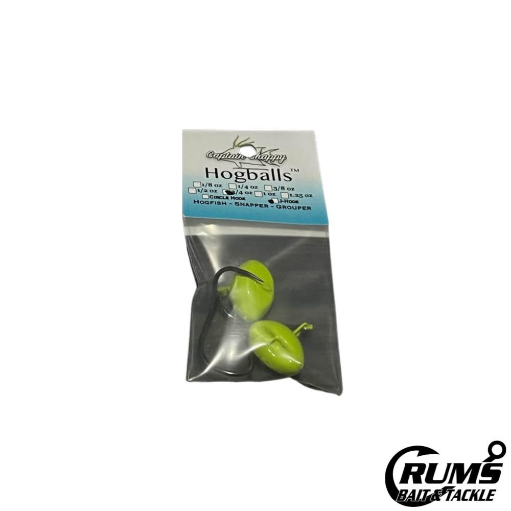 HOGBALL BIG GUN J, COLOR: GREEN CHART, Size: 1/8