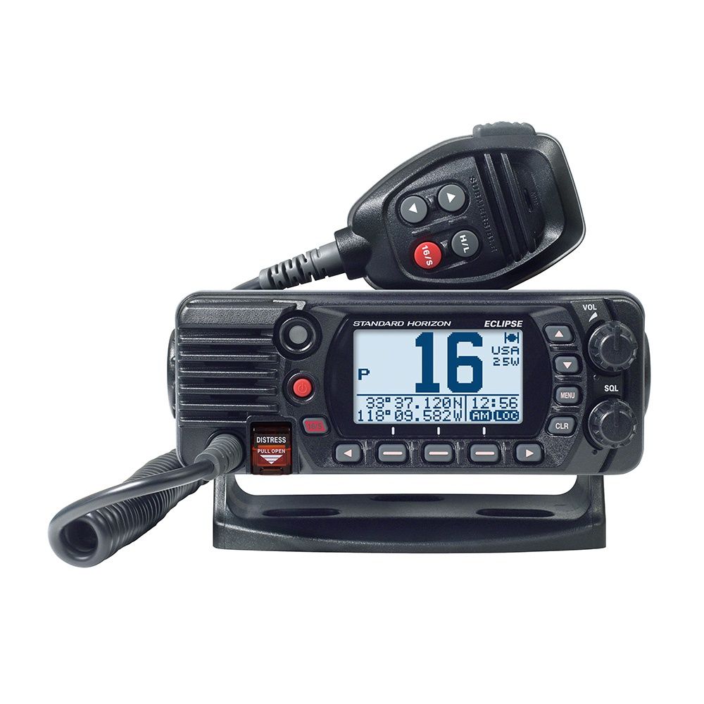 GX1410GB Eclipse Series 25W Fixed Mount VHF/GPS - Black