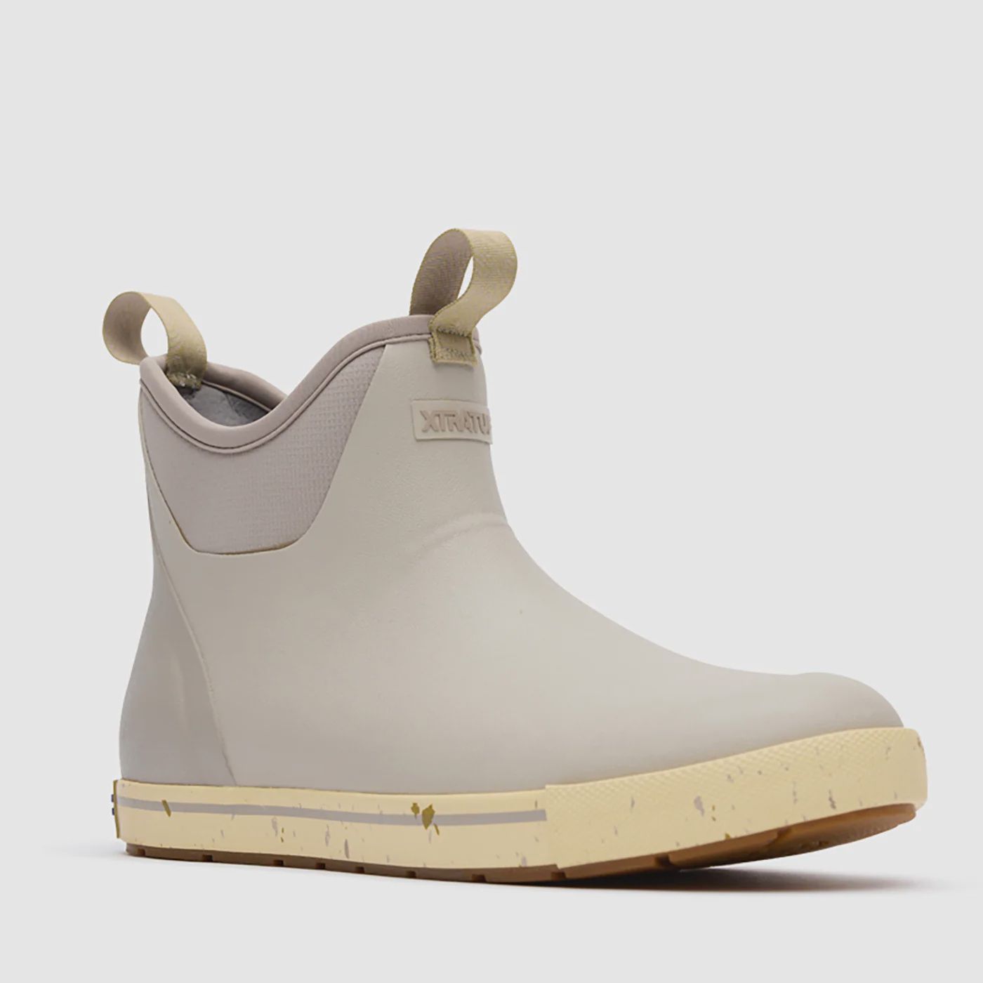 Men's Camp Ankle Deck Boot, COLOR: SAND STORM, Size: 8