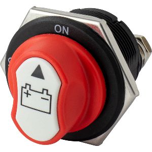 Mini Battery Switch Key w/Removable Knob - 32V &amp; 300A