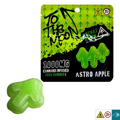 To The Moon 1000mg THC Rocket Resin Infused Gummies