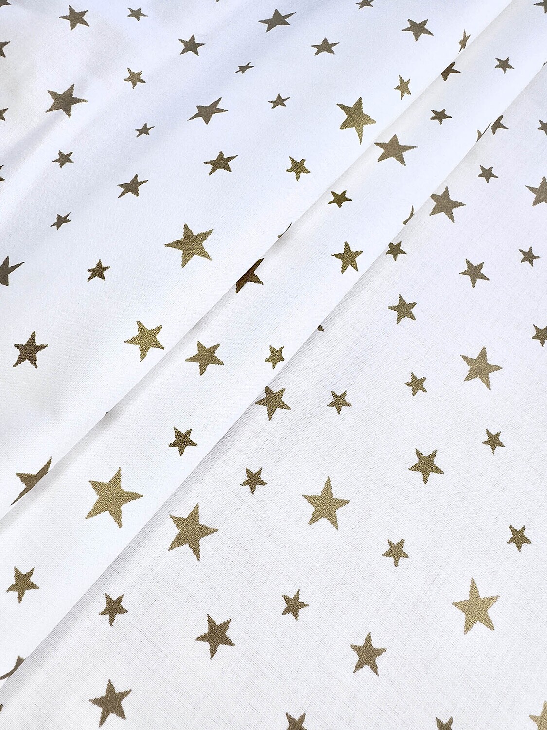 Ranforce white color with gold stars