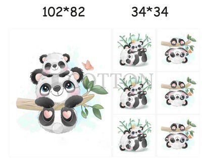 Fabric Set Printed 7 pcs