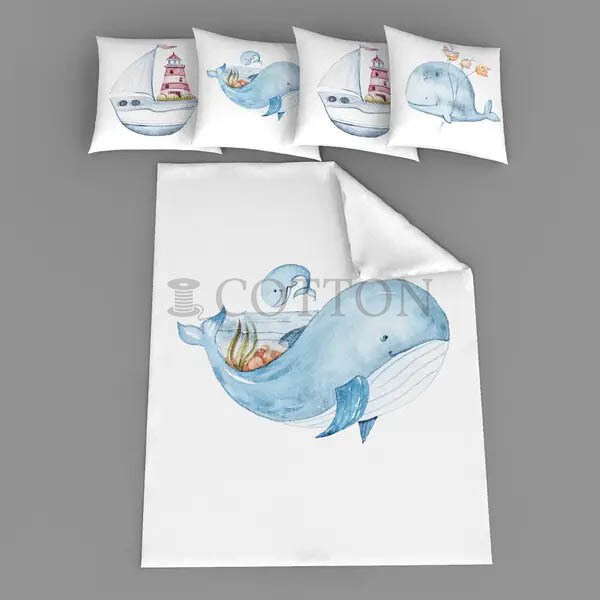 Fabric Set Printed 5 pcs