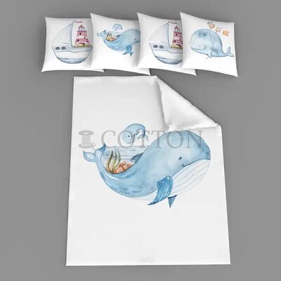 Fabric Set Printed 5 pcs