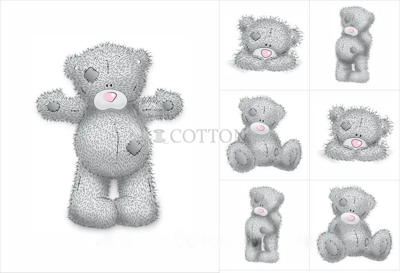 Fabric Set Printed 7 pcs