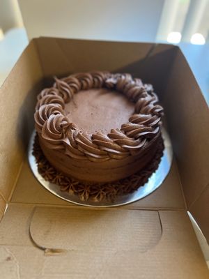 Chocolate Cake With Milk Chocolate Buttercream