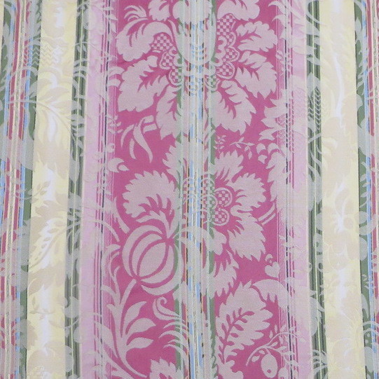 8 3/4 yards Brunshwig &amp; Fils Fortuny Rose Damask Stripe Multi Purpose Fabric