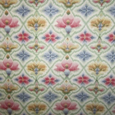 3 7/8 yds Kravet Colorful &quot;Strauss&quot; Heavy Woven Printed Cotton Upholstery Fabric