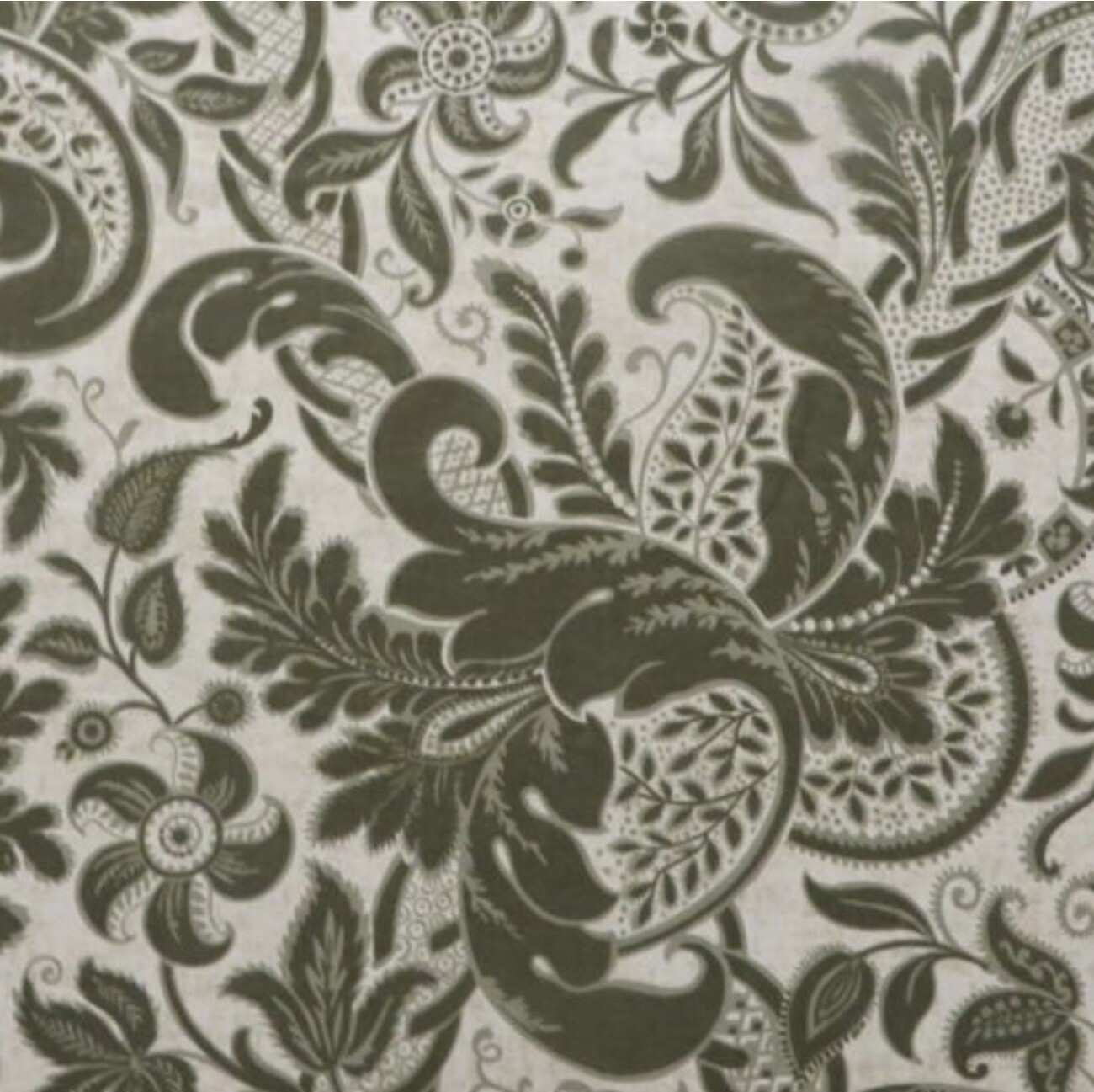 13.5 yds Brunschwig &amp; Fils Newgate 100% Cotton Handprinted Fabric