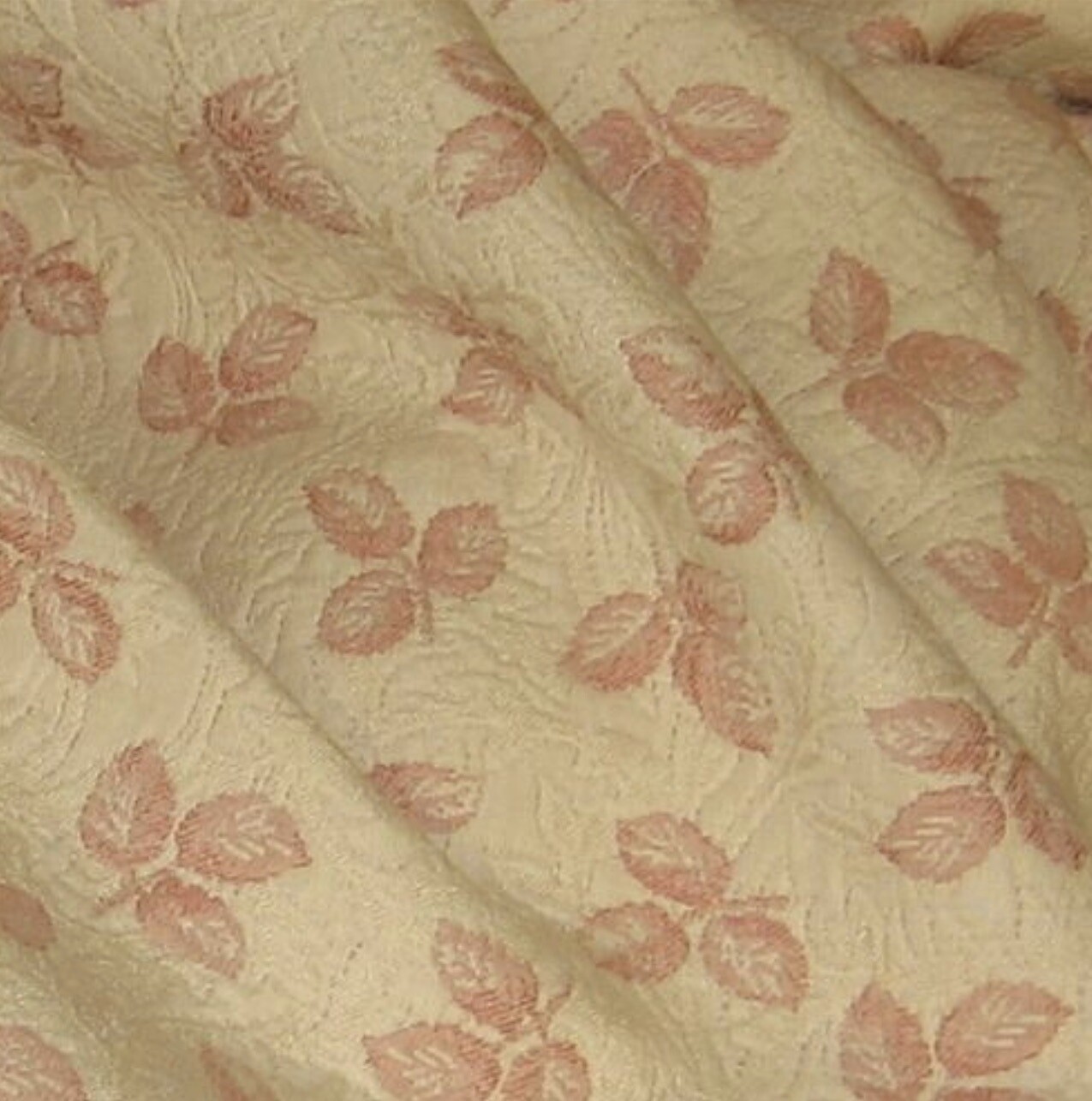 13 yards Stroheim Exquisitely Embroidered Woven Matelasse Upholstery Fabric