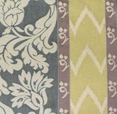 1.45 yds Rare New Vintage CLARENCE HOUSE Italian Cotton Damask $258+value