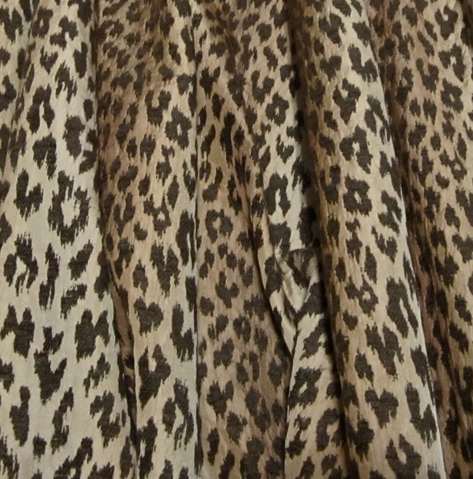 3 3/8 yds Leopard Textured Pocket Weave Matelasse Look Upholstery Fabric