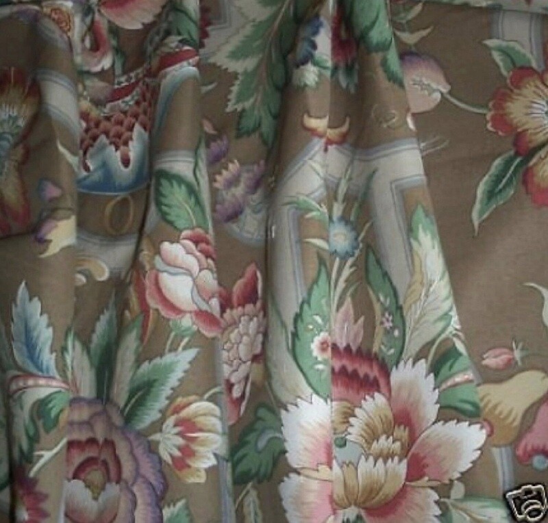 4 yds Gorgeous Hines Floral Cotton Multi Purpose Decorating Fabric
