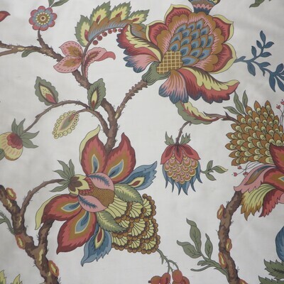 4.25 yards Stroheim &amp; Romann Silk Jacobean Floral  Multi Purpose Fabric