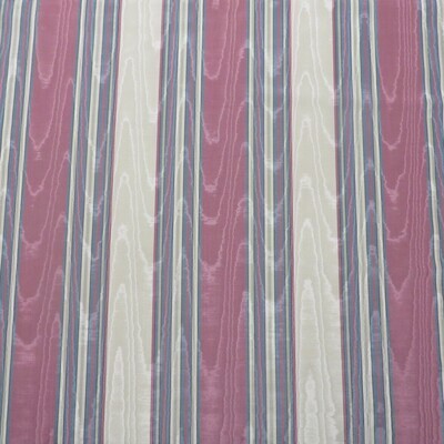 6.25 yds Silky Rose Green Beige Moire Satin Stripe Multi Purpose Fabric