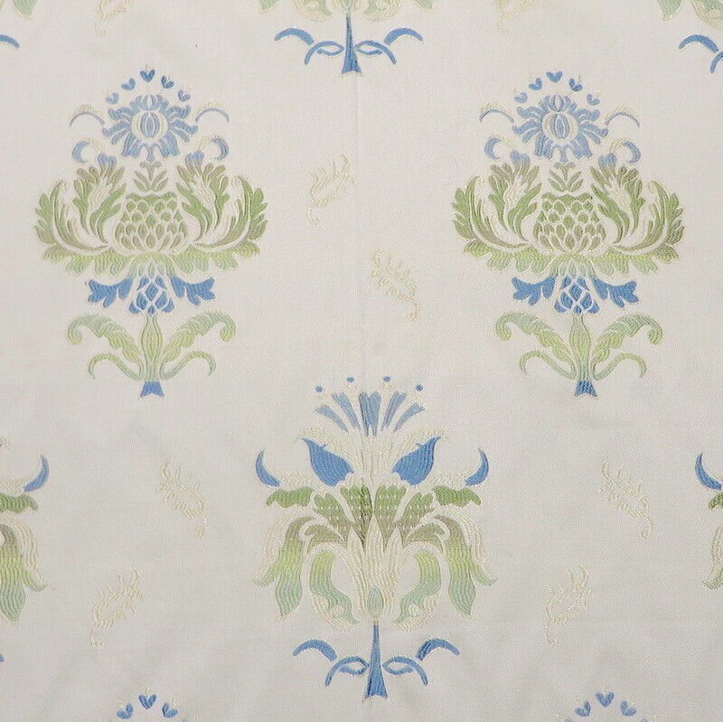 3.25 yards Robert Allen Pretty Blue Thistle Brocade Multipurpose Fabric