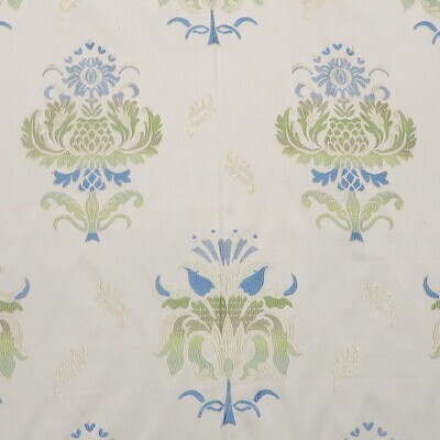3.25 yards Robert Allen Pretty Blue Thistle Brocade Multipurpose Fabric