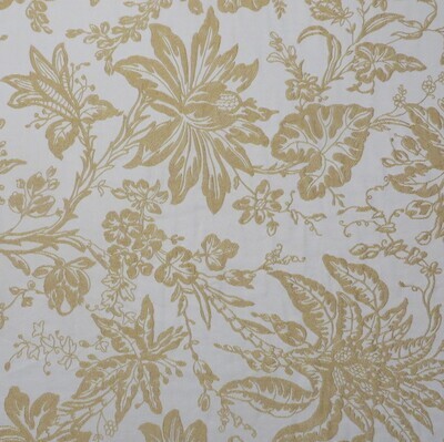 7 5/8 yards Gold Embroidered Look Woven Brocade Multi Purpose Fabric