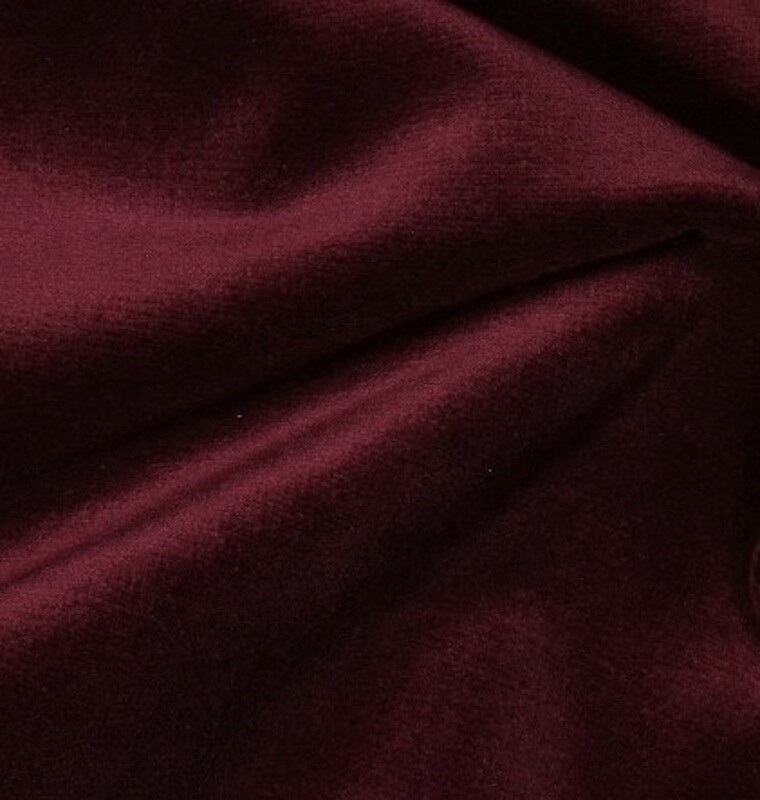4 yards Gorgeous Plush Mulberry Velvet Upholstery Fabric