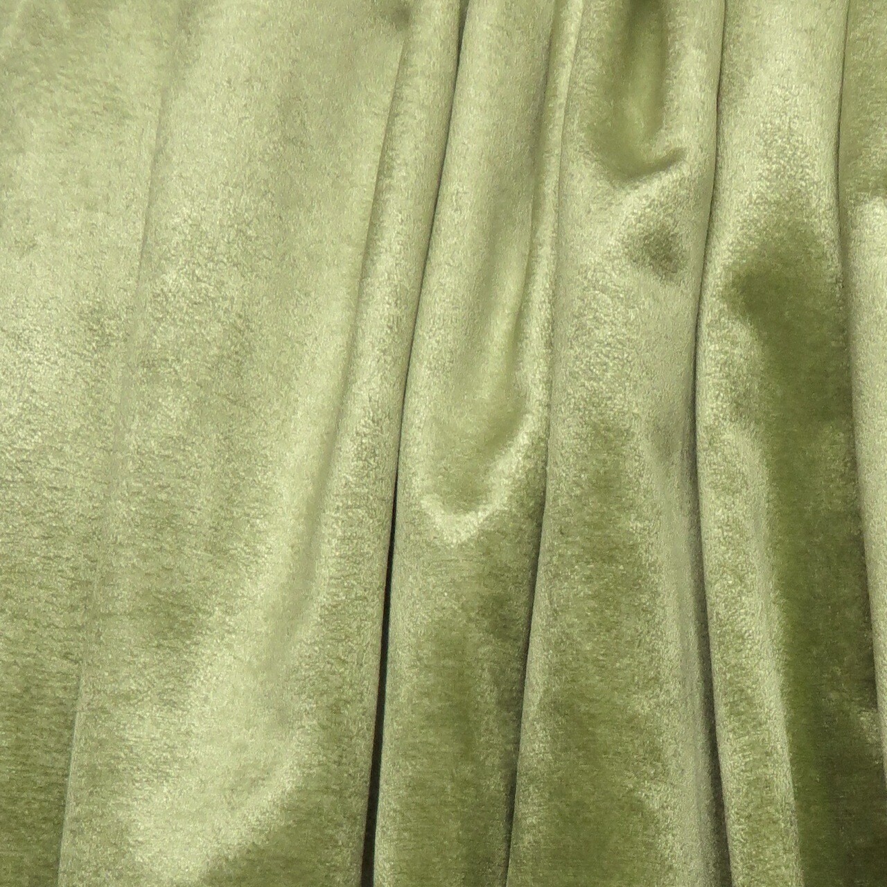 9 yards Lustrous Silk Blend Absinthe Velvet Multi-purpose Fabric - Very Glam!