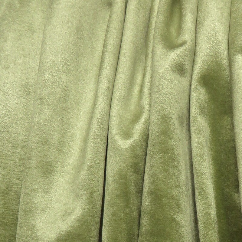 9 yards Lustrous Silk Blend Absinthe Velvet Multi-purpose Fabric - Very Glam!