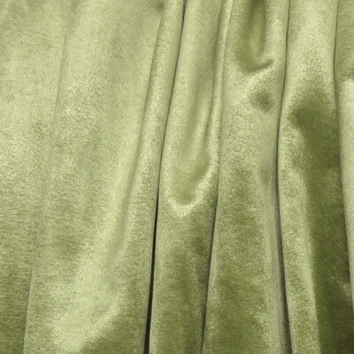 9 yards Lustrous Silk Blend Absinthe Velvet Multi-purpose Fabric - Very Glam!