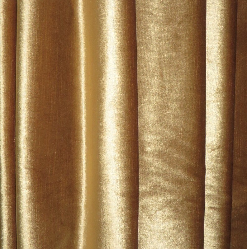 4 yards Luscious French Gold Velvet Upholstery Fabric