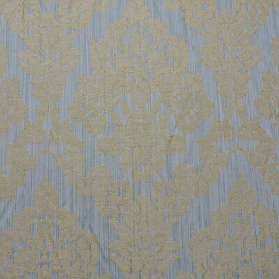 6 1/8 yards total Striated Blue with Beige Damask Multi-purpose Fabric